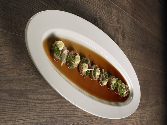 Pladanj oval melamin 60x22