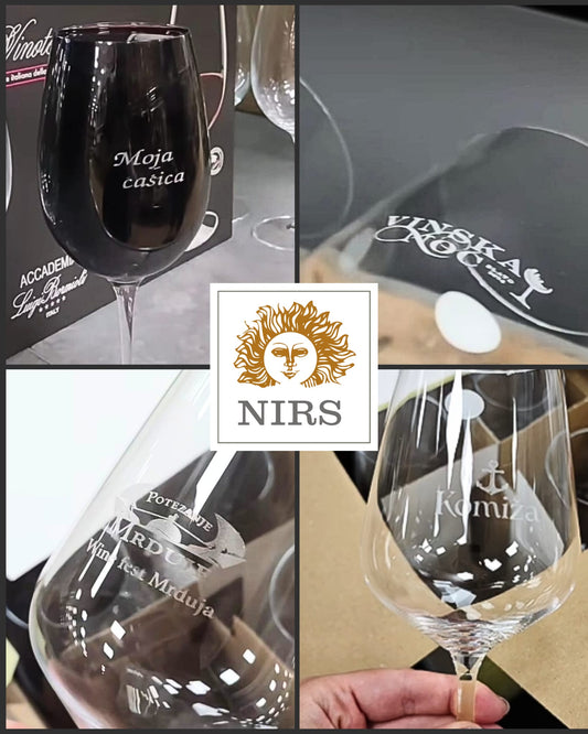 🍷 Čaše s vašim logom 🎨 Personalizacija (60 kom)