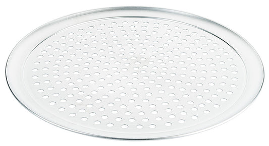 Pleh za pizzu perforirani aluminij 35,5 cm