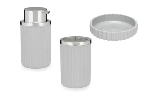 Kupanonski set 3/1 Dozator+stalak za četkice+stalak za sapun