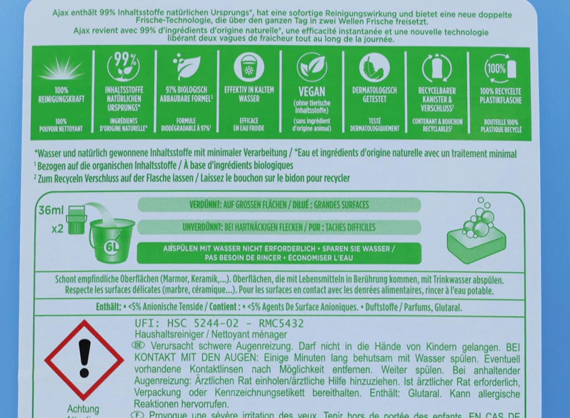 Ajax Hotel 10L sredstvo za čišćenje 10/1