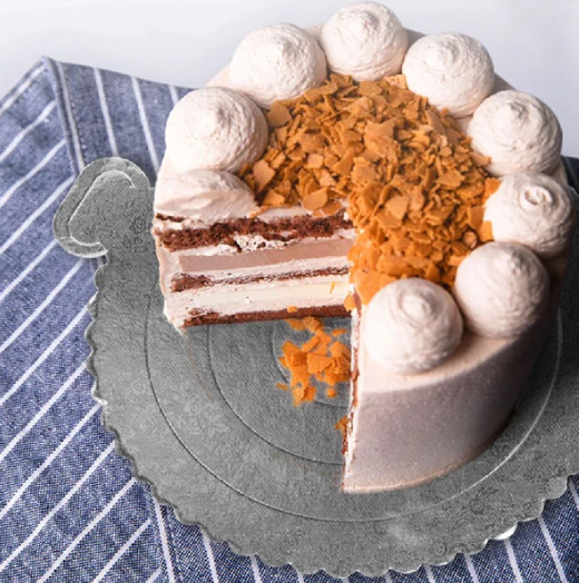 Podložak za torte 30 cm – Algon 🎂 Zlatni ili srebrni