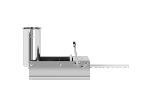 aparat za kobasice 5L, punilica kobasica ručna Split, stroj za izradu kobasica Dalmacija, Royal Catering punilica, vodoravni aparat za kobasice, punilica za domaće kobasice, mesarski stroj Split, oprema za obradu mesa Dalmacija, izrada kobasica kod kuće, ručni aparat za kobasice inox, nirs.hr online narudžba