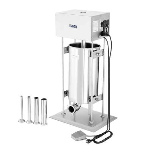 aparat za kobasice, punilica za kobasice, električni stroj za kobasice, royal catering punilica, profesionalna punilica, horeca oprema, ugostiteljska oprema split, stroj za punjenje kobasica, oprema za mesare, mesarska oprema, aparat za meso, punilica inox, royal catering hrvatska, stroj za mesne proizvode, horeca hrvatska, ugostiteljska oprema nirs, nirs horeca, punilica za meso, aparat za domaće kobasice, stroj za kobasice 15l, horeca split, profesionalna mesarska oprema, inox punilica, punilica royal cat