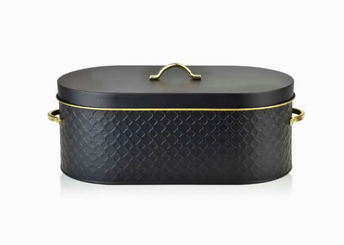 SANDY BLACK kutija za kruh – 34×18×13 cm | COOKINI by MONDEX