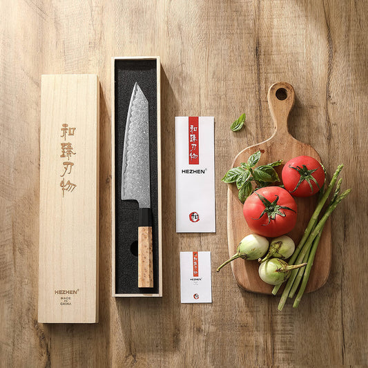 Nož Plavi čelik Bunka 22cm 62-64HRC