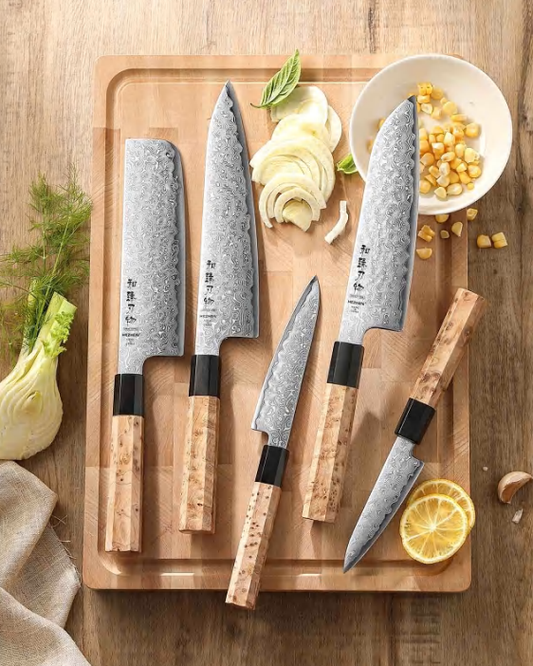 Nož Plavi čelik Bunka 22cm 62-64HRC