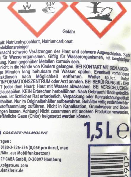 Dan Klorix sredstvo za čišćenje 5L 1/1