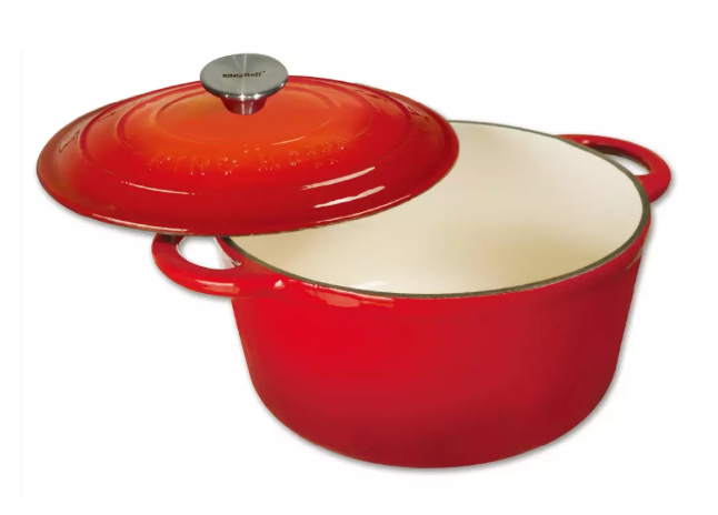 Lonac od lijevanog željeza Ø21 cm / 2,4 L – crveni - Giza