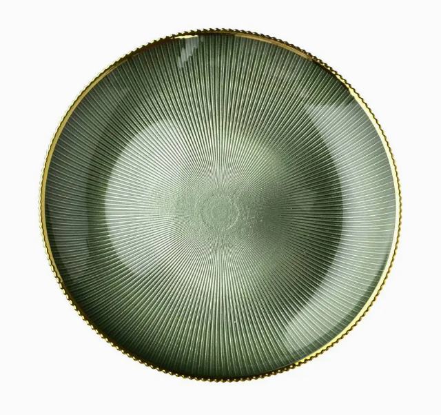 stakleni tanjur, zeleni tanjur, dekorativni tanjur, greenie tanjur, mondex tanjur, tanjur od stakla, tanjur sa zlatnim rubom, elegantni tanjur, tanjur 31 cm, tanjur za restoran, tanjur za serviranje, dekoracija stola, luksuzni tanjur, tanjur za hotele, tanjur za apartmane, svečani tanjur, moderni tanjur, zeleni tanjur sa zlatnim rubom, tanjur za ugostiteljstvo, tanjur za glavno jelo, tanjur za prezentaciju jela, tanjur za večeru, dizajnerski tanjur, dekorativno posuđe, tanjur mondex allesken, greenie kolekc