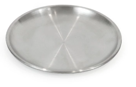 Inox tanjur 14 cm – lagani servirni tanjur za vrtiće i škole 🍽️✨