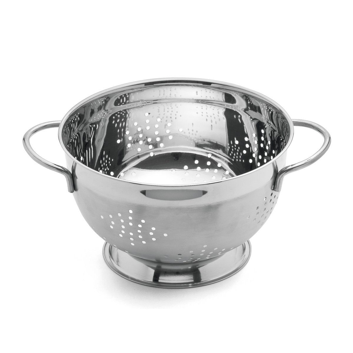 inox cjedilo, cjedilo na stalku, profesionalno cjedilo, inox sito, cjedilo za tjesteninu, cjedilo za povrće, Karl Weis cjedilo, ugostiteljsko cjedilo, kuhinjski pribor inox, cjedilo s ručkama, profesionalna oprema za kuhinju, veliko inox cjedilo