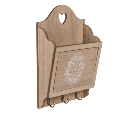 Zidni ormarić za pisma i ključeve Vintage