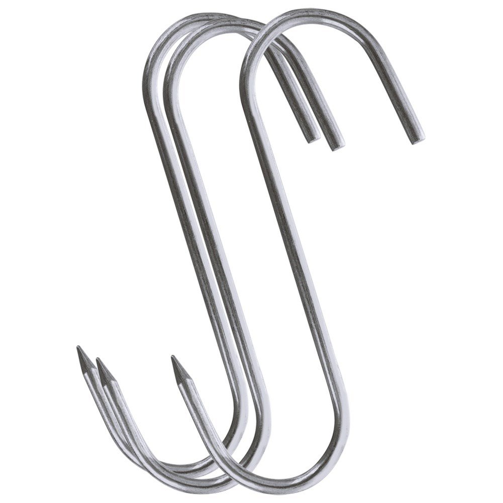 kuke za dimljenje, kuke za sušenje mesa, inox kukice za sušaru, kukice za kobasice, kuka za ribu, pušnica oprema, sušenje mesa Split, profesionalna oprema za dimljenje, NIRS webshop, kuke od inoxa za dimljenje