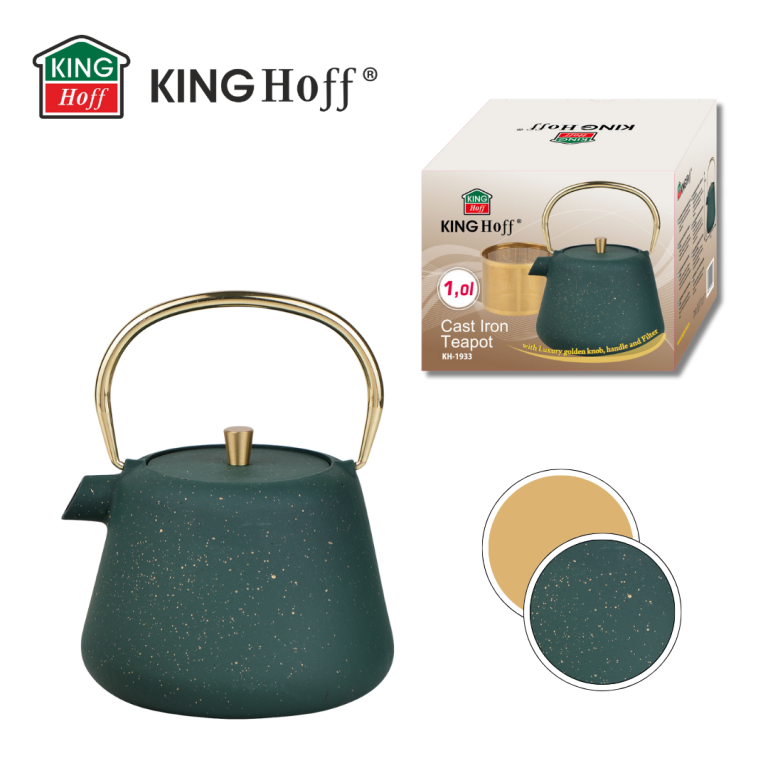 Čajnik od lijevanog željeza s cjedilom – 1 L