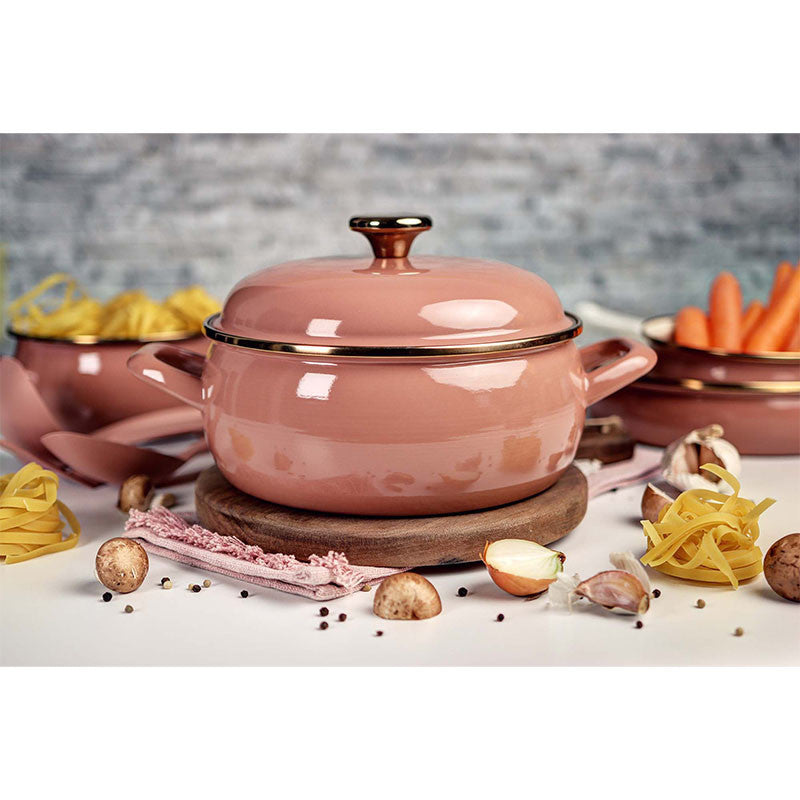 Metalac teća s poklopcem MOCHA MOUSSE 22 cm / 3,8 L 🤎☕