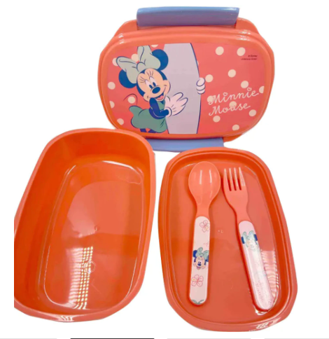 Kutija za marendu - Disney Minnie Summer – kutija za sendviče s priborom 🌸🐭🍴