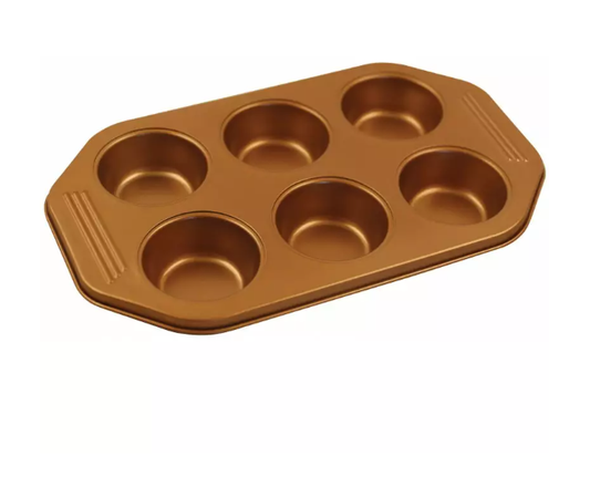Kalup za muffine – neljepljivi pleh za pečenje 6 kom