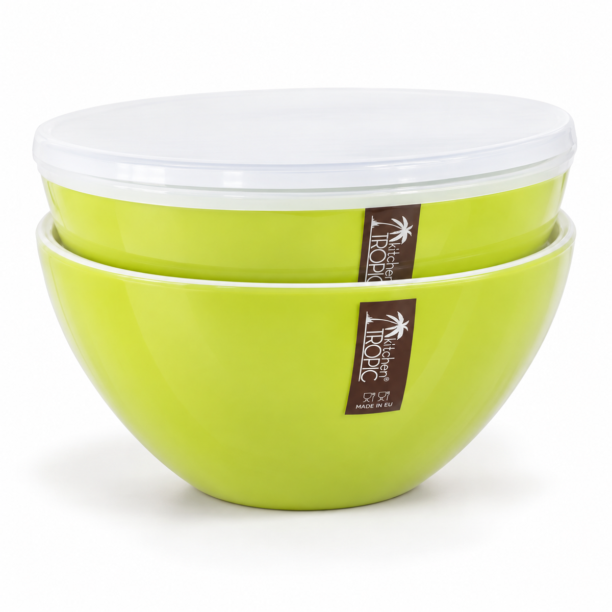  zdjele s poklopcem, set zdjela, zelene zdjele, plastične zdjele, zdjele za salatu, zdjele za hranu, posude s poklopcem, posude za salatu, set posuda, kuhinjske zdjele, Kitchen Tropic, zdjele 15,8 cm, zdjele za voće, zdjele za povrće, posude za priloge, posude za grickalice, čuvanje hrane, spremanje hrane, kuhinjska oprema, oprema za apartmane, oprema za kampiranje, oprema za vikendice, oprema za restorane, ugostiteljska oprema Split, kuhinjska oprema Split, ugostiteljska oprema Dalmacija, webshop kuhi