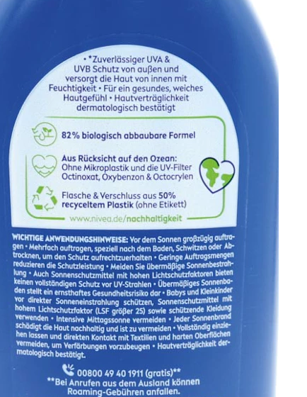 Nivea krema za sunčanje 250ml 12/1