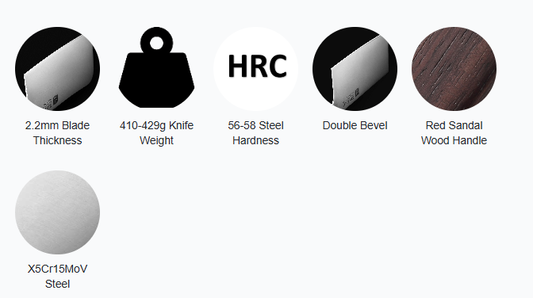 Nož Satara za kosti B35-KG 17cm