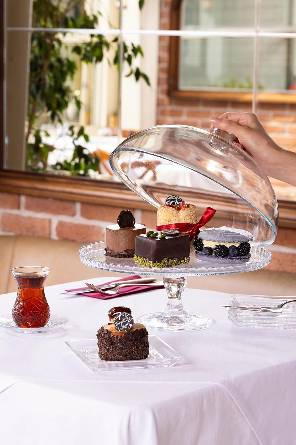 Pasabahce 🇹🇷 Zvono za kolače s tanjurom Patisserie 32 cm