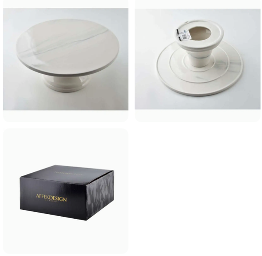 Marble Cake porculanski pladanj Ø25 cm x 11 cm