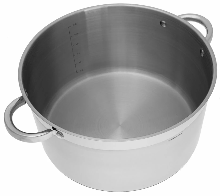 Lonac s poklopcem 18/10 14L ✔ Indukcija