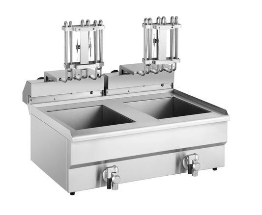 profesionalna friteza 2x16L, friteza 400V Split, električna friteza Dalmacija, ugostiteljska friteza za restorane, friteza za festival, friteza za beach bar Split, oprema za ugostiteljstvo Split, Royal Catering friteza, friteza za konobe Dalmacija, friteza s hladnom zonom i slavinom, friteza za veliki kapacitet, industrijska friteza Split, online narudžba friteze, nirs.hr ugostiteljska oprema, friteza za hotel Split, friteza za vanjske događaje