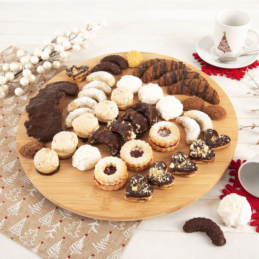 Rotirajuća poslužavna daska – bambus – Ø 35 cm