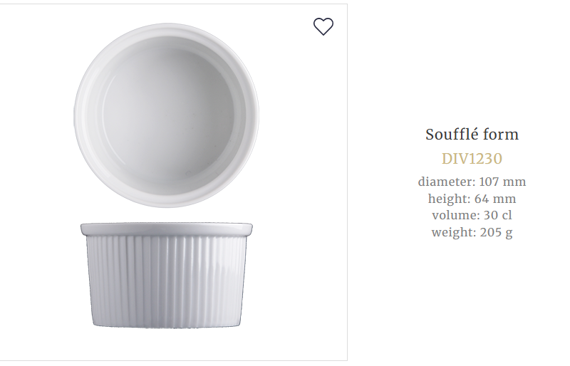 🍮 Sufle (souffle) ramekin posudice – porculan i keramika (4 opcije)