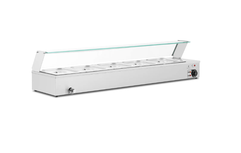 bain-marie za restorane, bain marie Split, grijač hrane za buffet, bain marie s 5 GN posuda, vodena kupelj za hranu Dalmacija, bain marie za catering, royal catering bain marie, profesionalna oprema za hranu Split, grijač jela za bife, bain-marie ugostiteljska oprema, održavanje tople hrane bez zagorijevanja, oprema za hotele i restorane Split, nirs.hr online narudžba