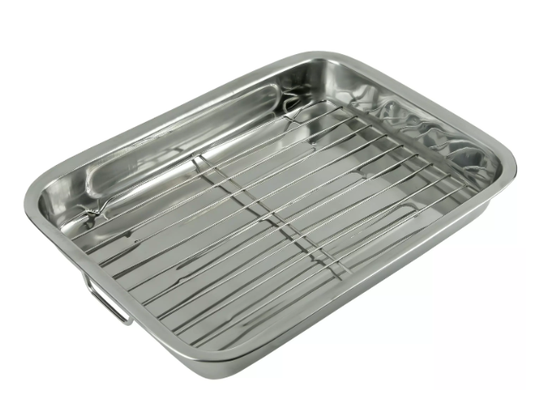 Tepsija s rešetkom inox 18/10