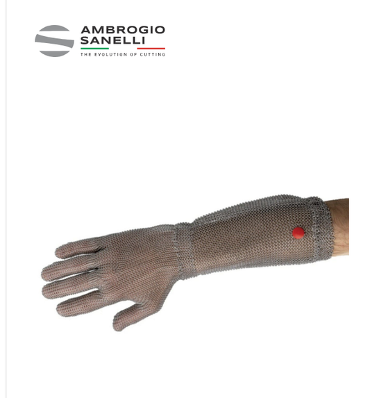 rukavice za mesare, zaštitne rukavice s čelikom, rukavica s armguardom, chainmail rukavica, Wilco glove, profesionalna rukavica za kuhinju, zaštita od rezanja, nehrđajuća čelična rukavica, rukavica za obradu mesa, klaonička oprema, rukavica za ribarnicu, rukavica za food processing, rukavice za sigurnost, zaštitna oprema za ruke, mesarska oprema, ugostiteljska oprema Split, profesionalna kuhinjska oprema, webshop oprema za mesnice, sigurnosna oprema za rad, čelična rukavica s manžetom, oprema za obradu ribe