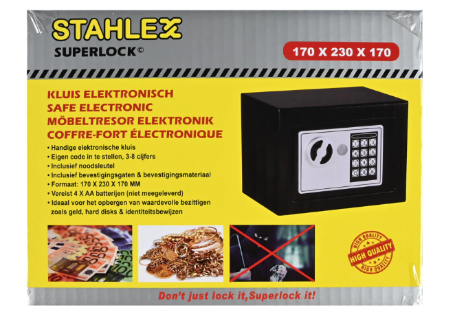 Elektronički hotelski sef 17×23cm