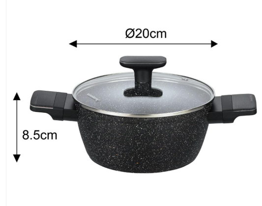 Set posuđa Black 12/1 ✔ Indukcija