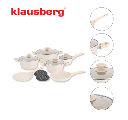 Set posuđa - 12-dijelni - Vintage Beige - Klausberg