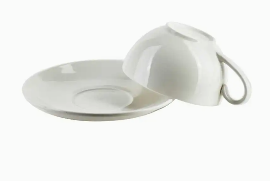 Šalica s tanjurićem Ivory 1/1