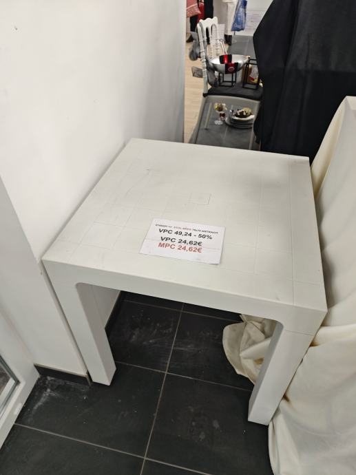 Balkonski plastični stolovi 70x70