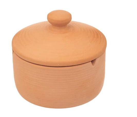 Pepeljara Terracotta s poklopcem Ø12 cm – narančasta