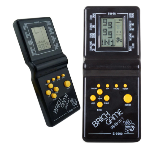 Retro Tetris konzola – 9999 igara 🎮🟦🟨