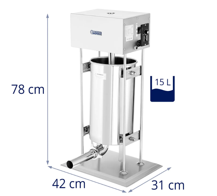 Električni aparat za kobasice – 15 L – Royal Catering