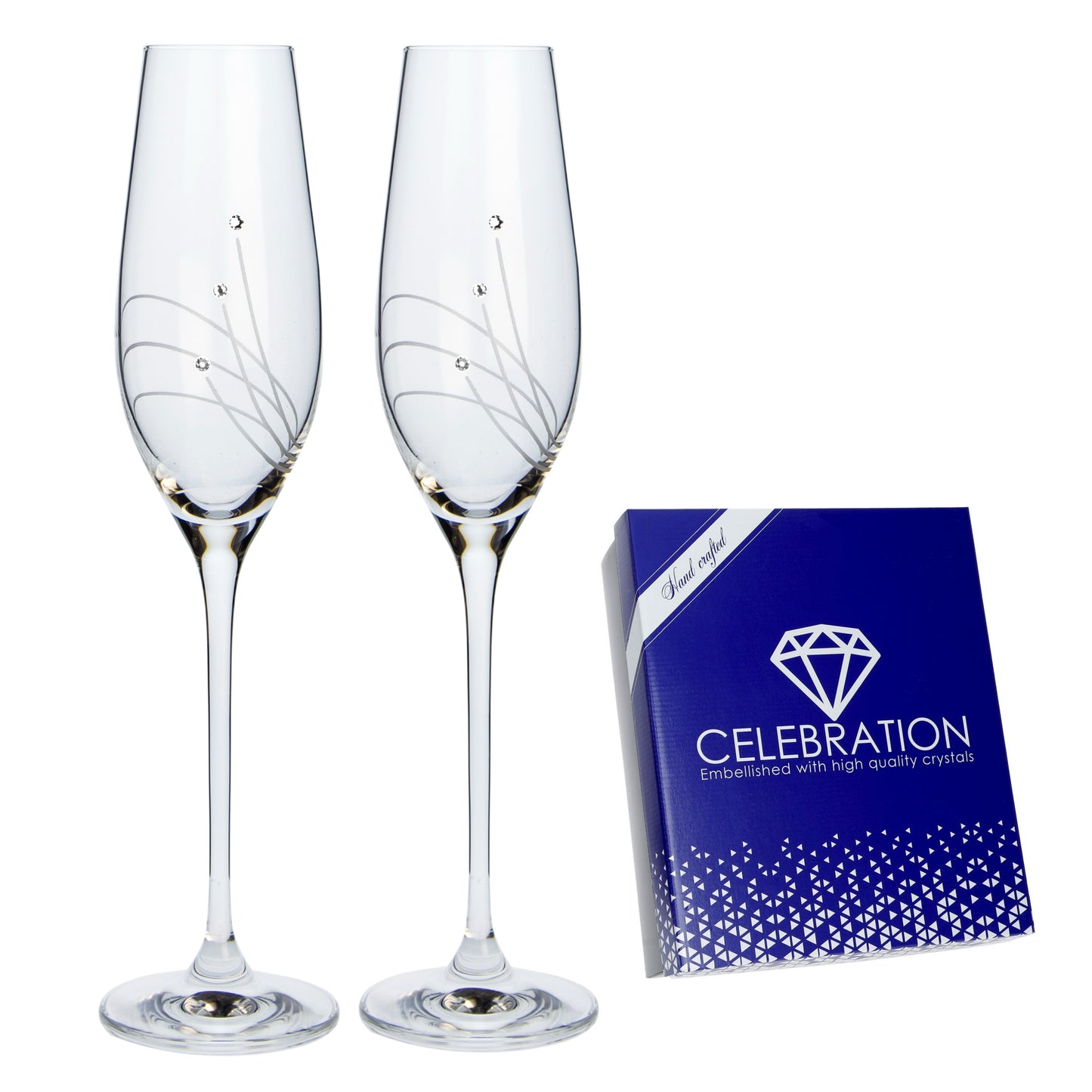 Čaše s kristalima 210ml set 2/1