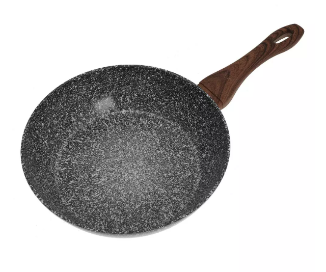 Wok tava s poklopcem - 28 cm - Grey Marble