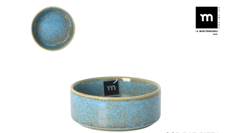 Snack zdjelica Scratch Blue 10,2×4 cm – keramička horeca zdjelica
