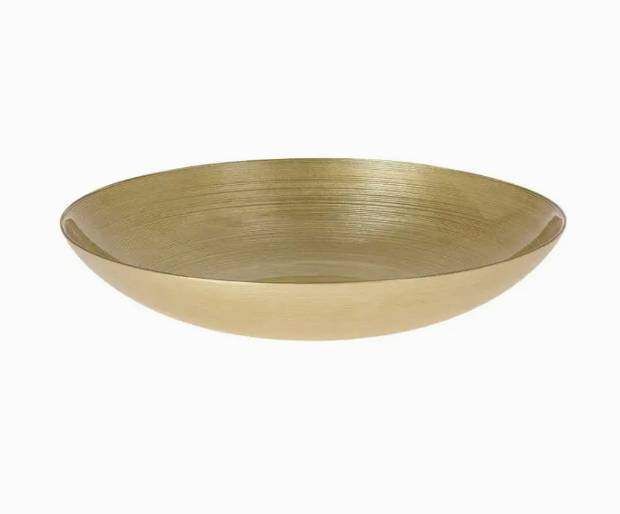 Staklena zdjela Ø 30 cm – zlatna ✨