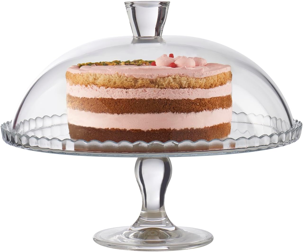 zvono za kolače, tanjur za tortu, pasabahce zvono, stakleni poklopac za kolače, zvono za torte, zvono za serviranje, poklopac za kolač, tanjur s kupolom, poslužavnik za torte, zvono za kolače webshop, poklon za slastičare, poklon za kuhinju, ugostiteljska oprema Split, posuđe za kolače, nirs oprema, narudžba zvona za tortu online