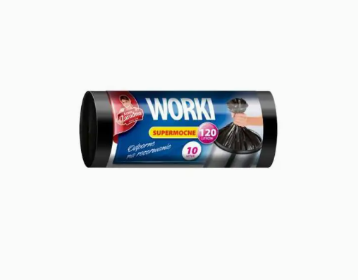 Vreće za smeće – 120L, crne, 10 kom (LDPE)