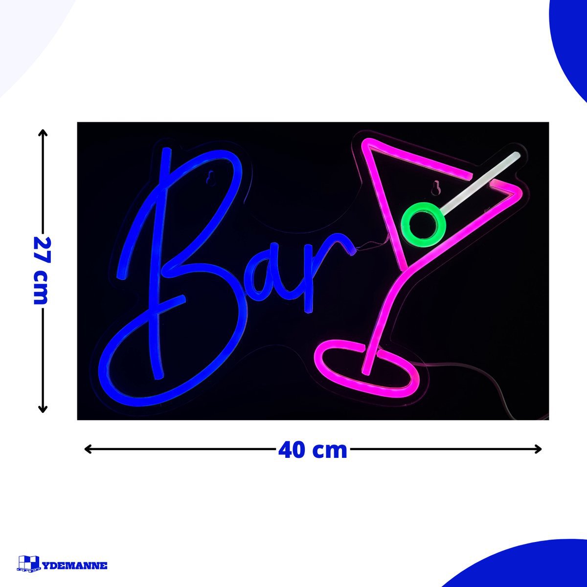 LED neonska lampa Bar