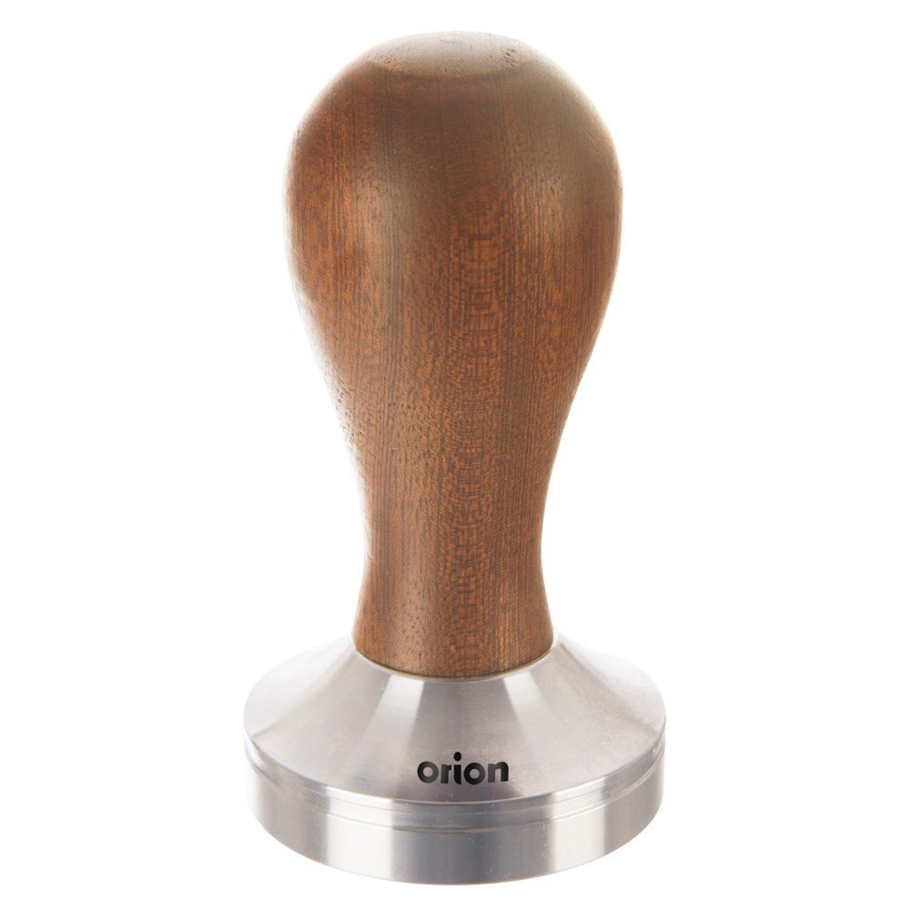 Coffee Tamper – Preša za kavu od inoxa i drva, 5 × 9,5 cm